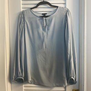Ann Taylor Like New Coastal Blue,Light & Silky Blouse, Size M